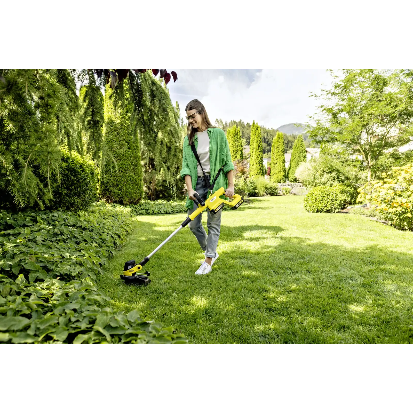 Триммер садовый аккумуляторный Karcher LTR 3-18 Dual Battery Set (1.445-451.0) UA