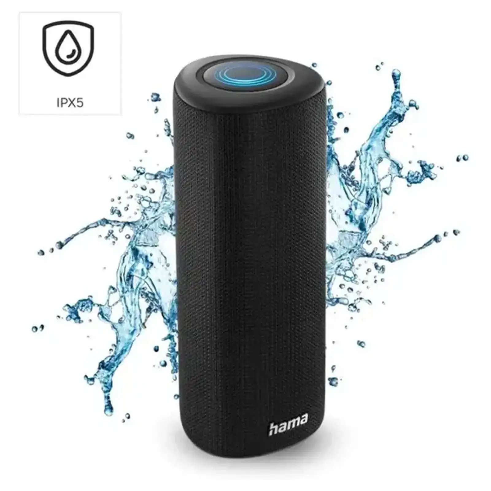 Портативна колонка Hama Pipe 3.0 Bluetooth Speaker Black (188202)