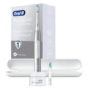 Електрична зубна щітка Oral-B Pulsonic Slim Luxe 4500 (S411.526.3X) Reise-Edition Platinum (4190998611)