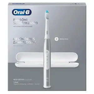 Електрична зубна щітка Oral-B Pulsonic Slim Luxe 4500 (S411.526.3X) Reise-Edition Platinum (4190998611)