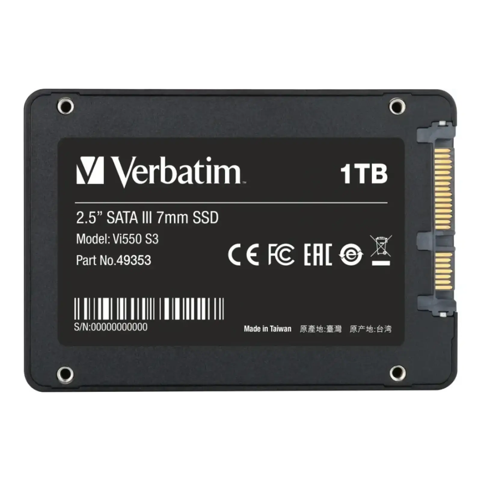 SSD накопичувач Verbatim Vi550 S3 1 TB (49353)