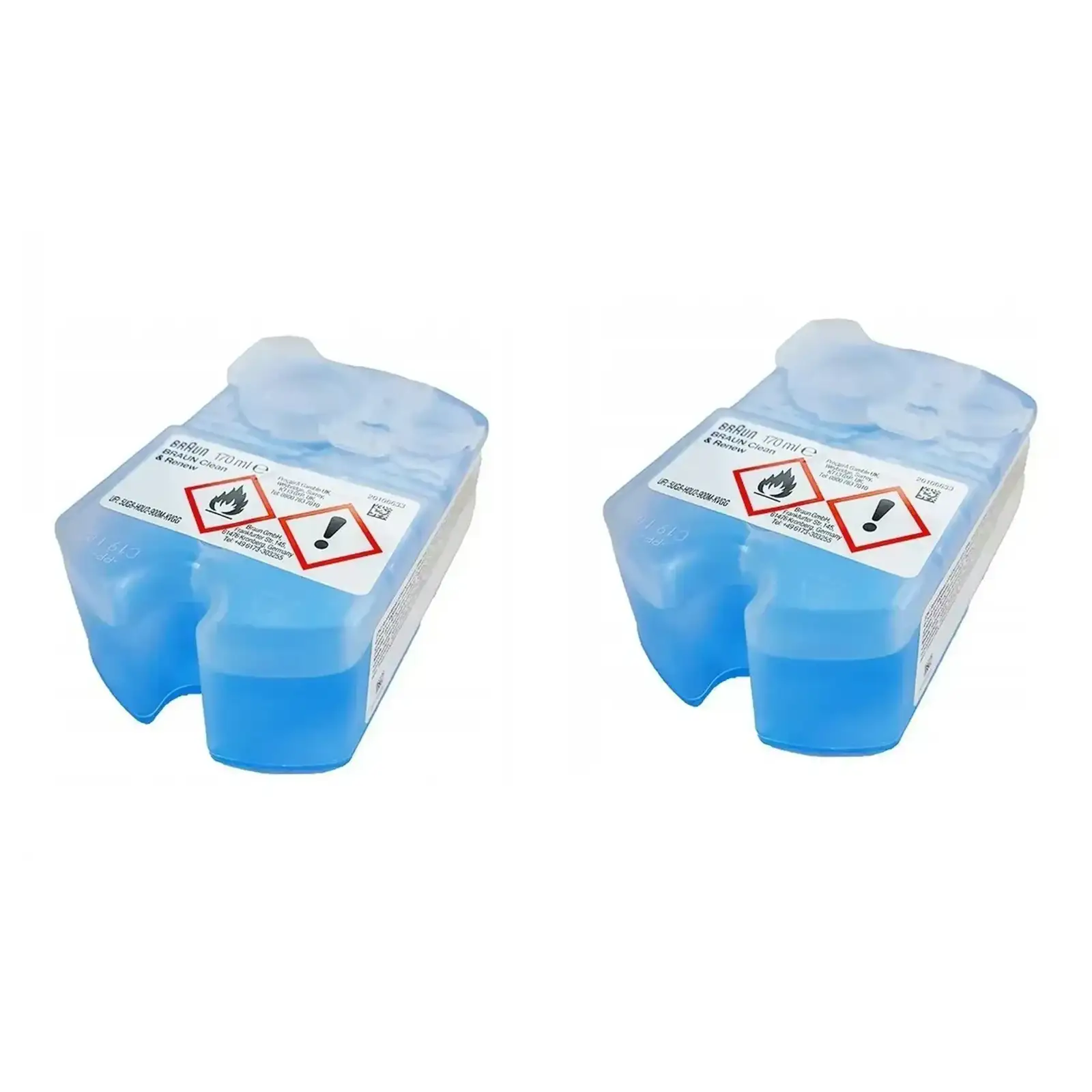 Картридж для очищення бритви Braun CCR2 Clean & Renew (4987176176677)