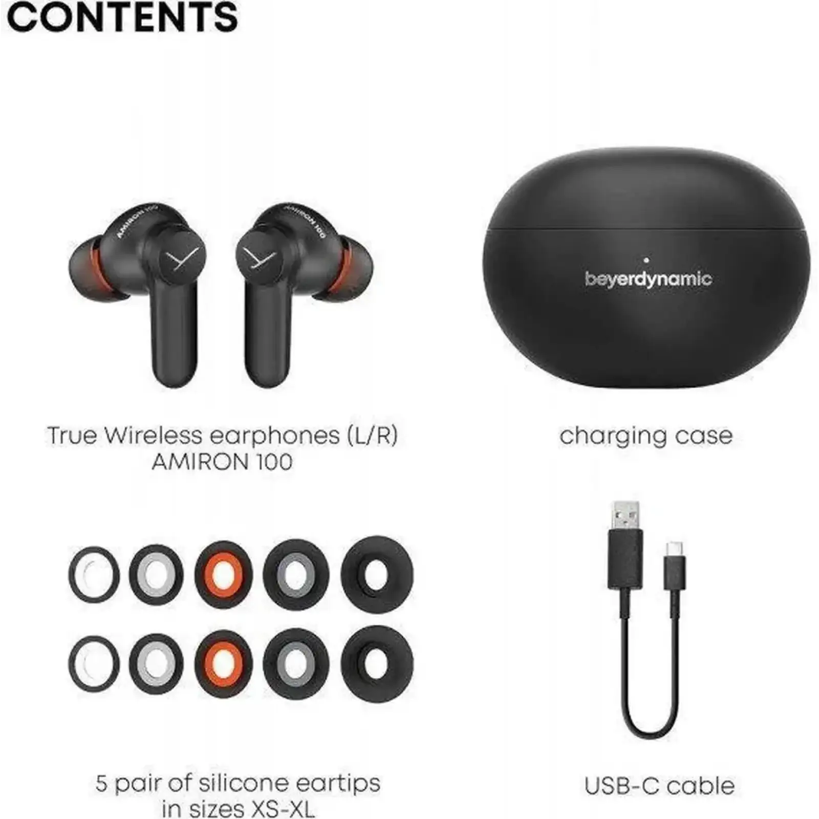Наушники Beyerdynamic Amiron 100 TWS Black (531477)