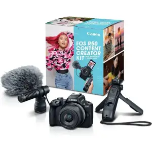 Фотоаппарат Canon EOS R50 + RF-S 18-45 IS STM Content Creator Kit (5811C059)