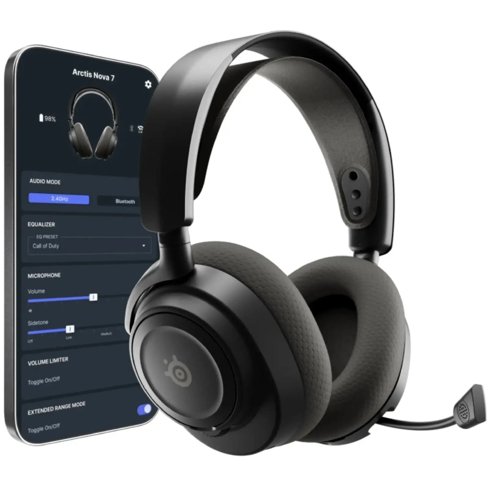 Наушники SteelSeries Arctis Nova 7P Wireless Gen 2 Black (61744)