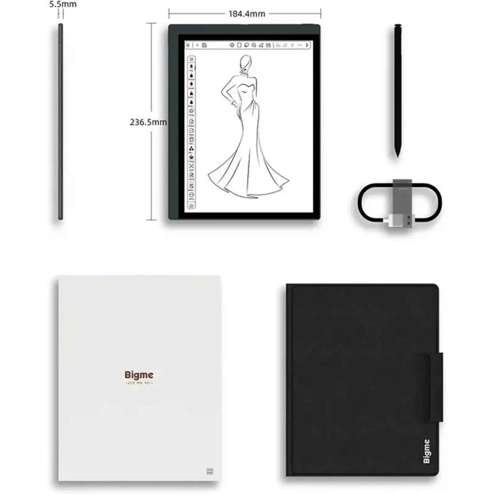 Електронна книга Bigme B1051 Black (6973555480600)