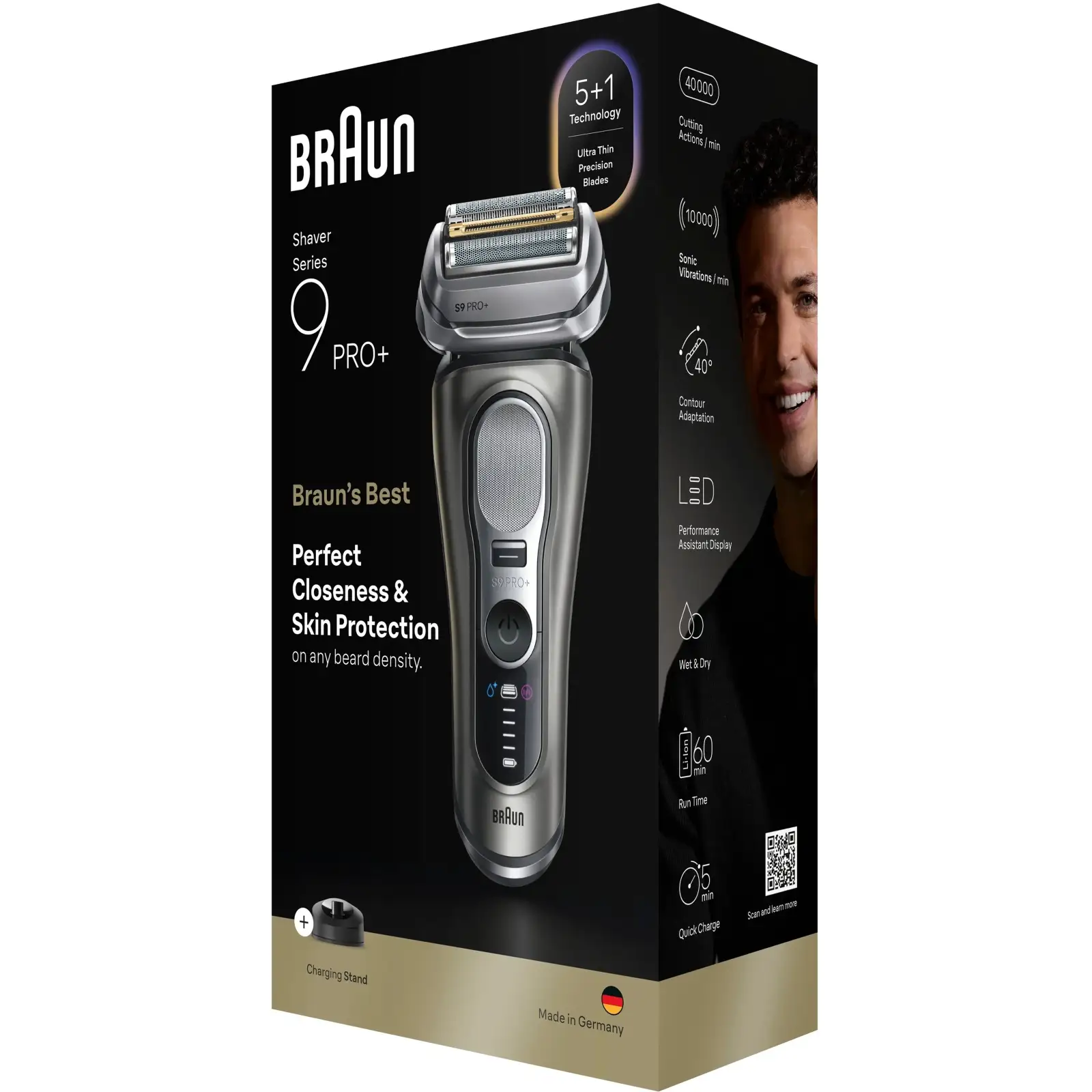 Электробритва мужская Braun Series 9 Pro+ 9615s