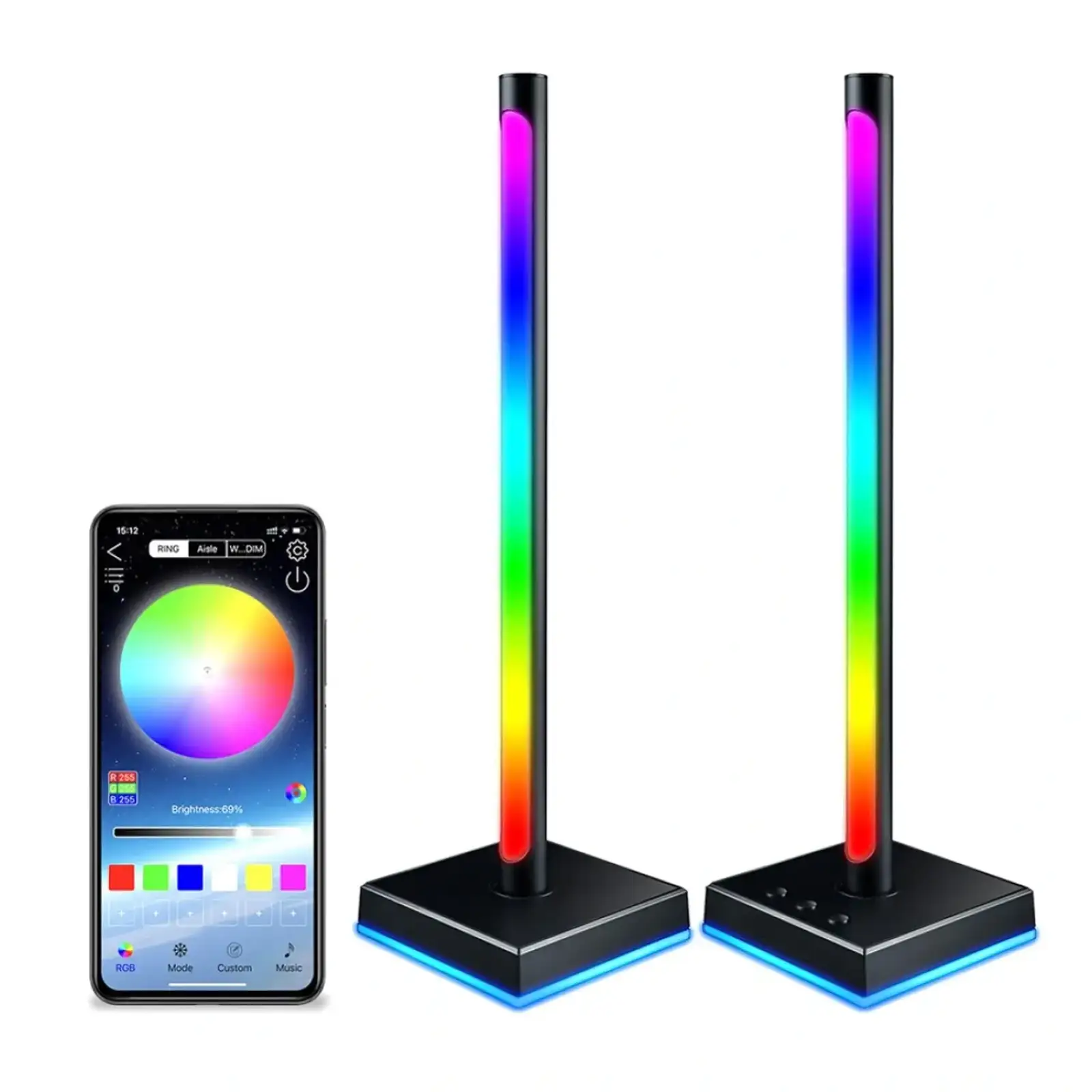 Световая панель AJAZZ ABL190 RGB Light Bar with Voice Control