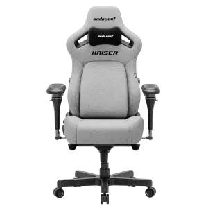 Кресло для геймеров Anda Seat Kaiser 4 V2 Size XL PVC Gray Fabric (AD12YDDC-XLL-20-G-CF-03) UA