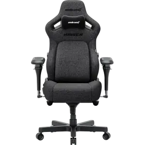Кресло для геймеров Anda Seat Kaiser 4 V2 Size XL PVC Dark Gray Fabric (AD12YDDC-XLL-20-GB-CF-03) UA