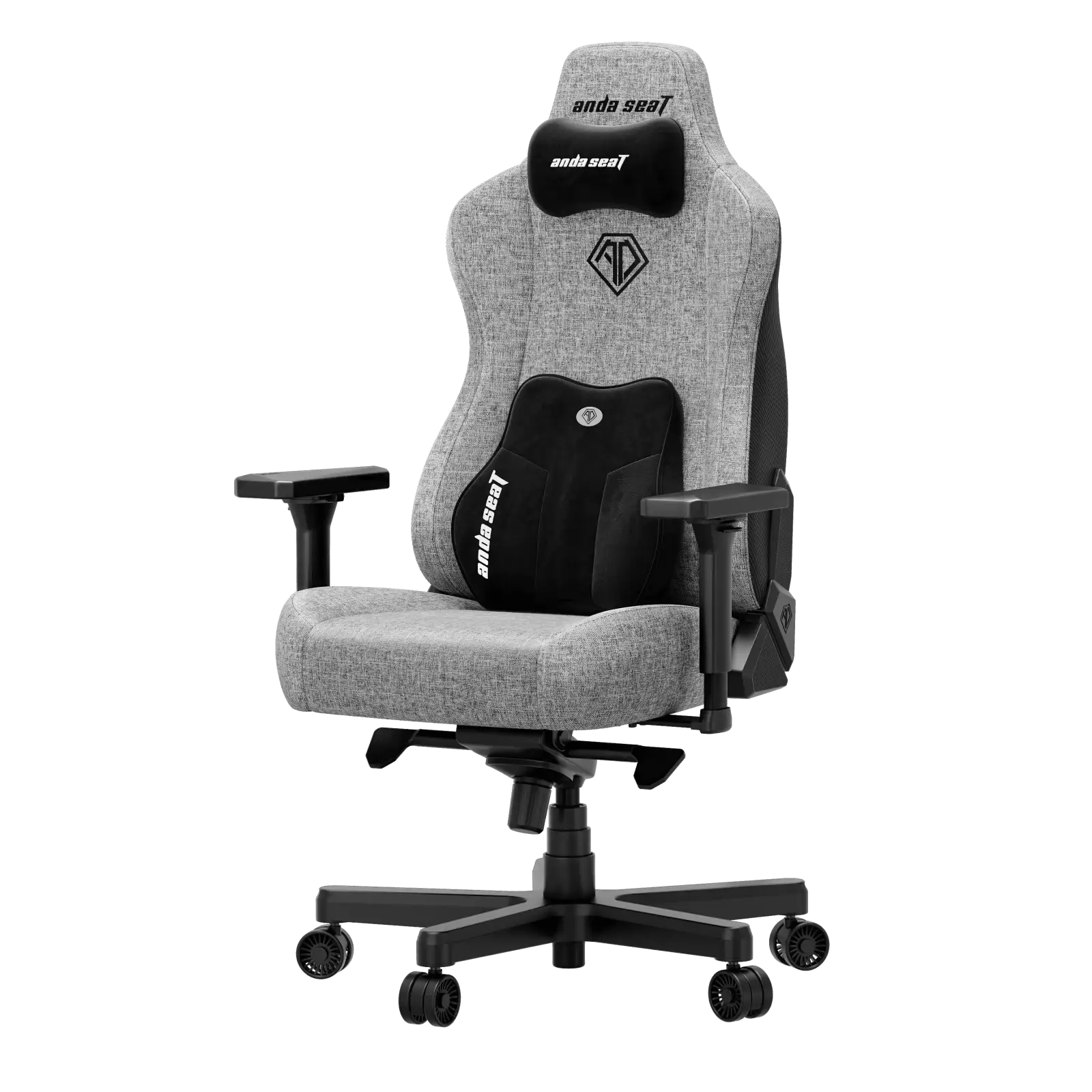 Кресло для геймеров Anda Seat Kaiser 3E XL Grey Fabric (AD23YC-XL-09-G-CF-G01) UA