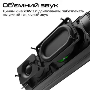 Портативна колонка HiFuture Alpha 20W Black (alpha.black)