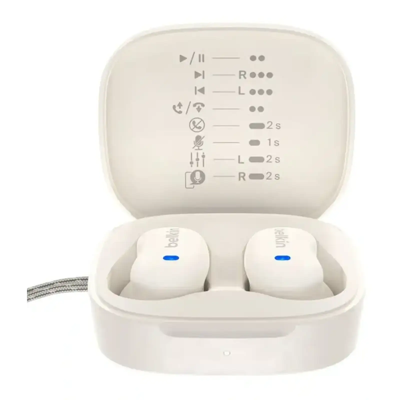 Навушники TWS Belkin Soundform Anywhere True Wireless Sand (AUC014HQCR) UA