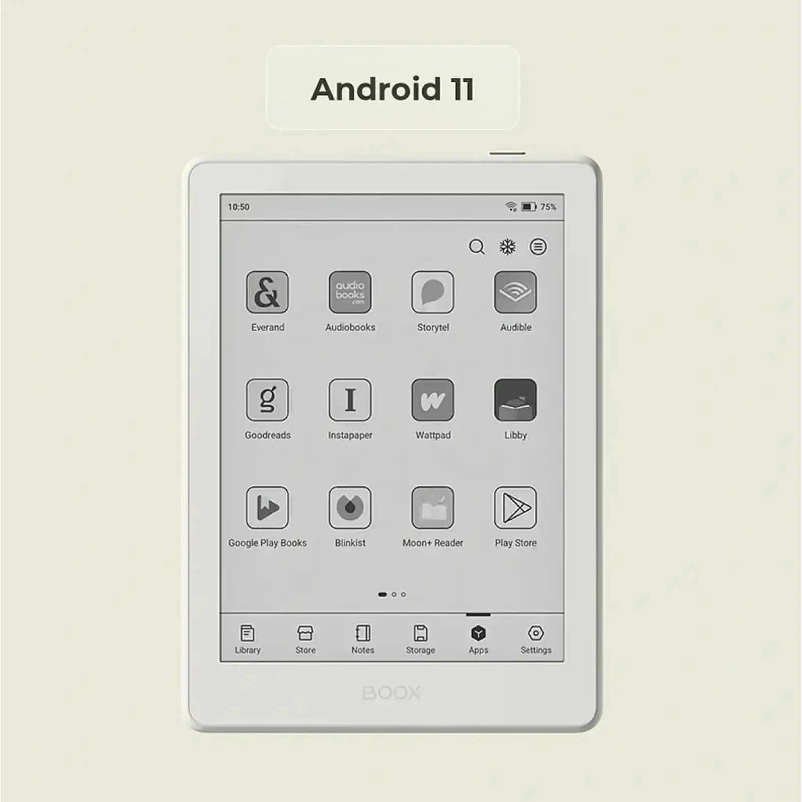 Электронная книга BOOX Go 6 (Gen II) Shell UA