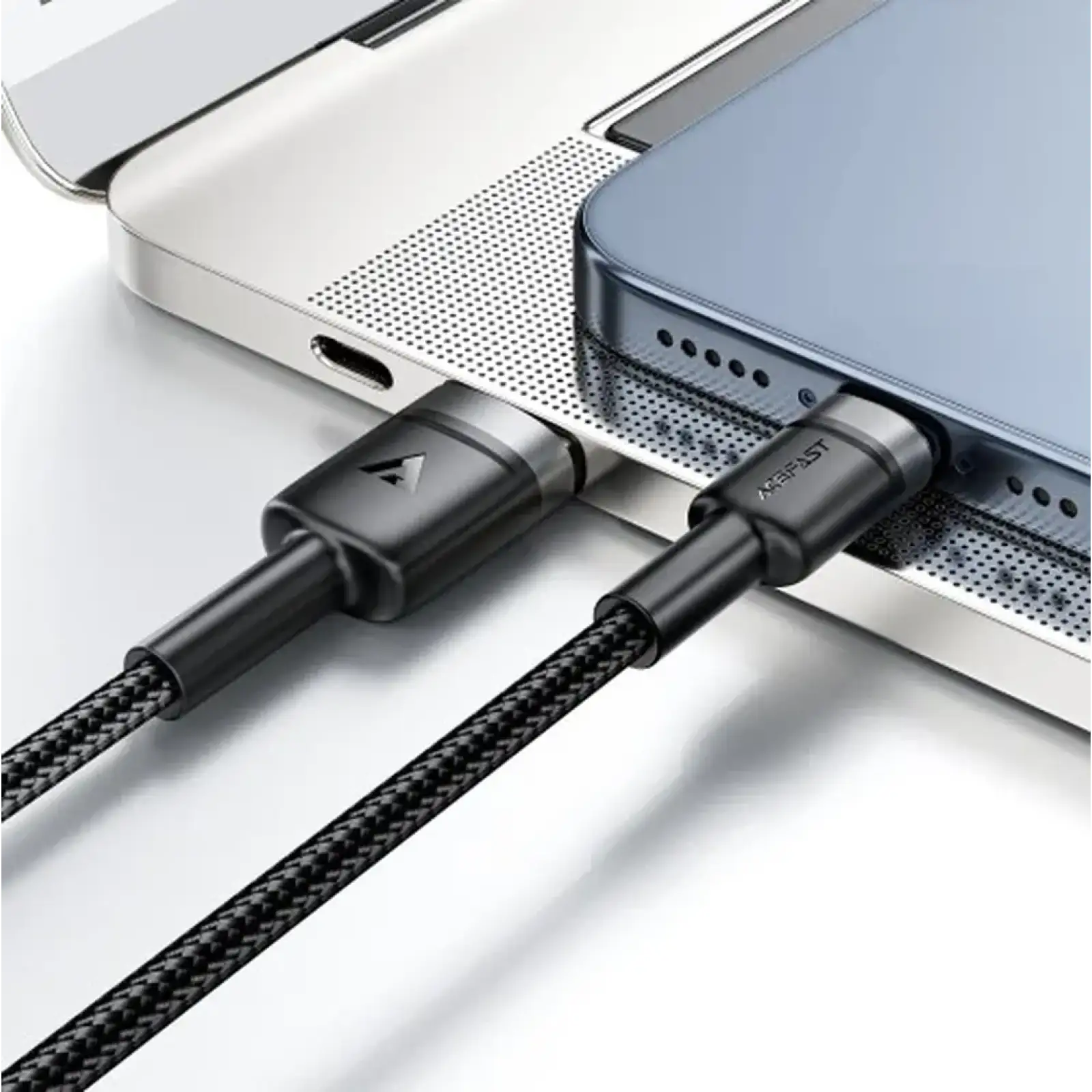 Кабель Acefast C22-04 USB-A to USB-C Aluminum AAlloy Charging Data Cable Black
