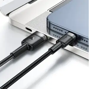 Кабель Acefast C22-04 USB-A to USB-C Aluminum AAlloy Charging Data Cable Black