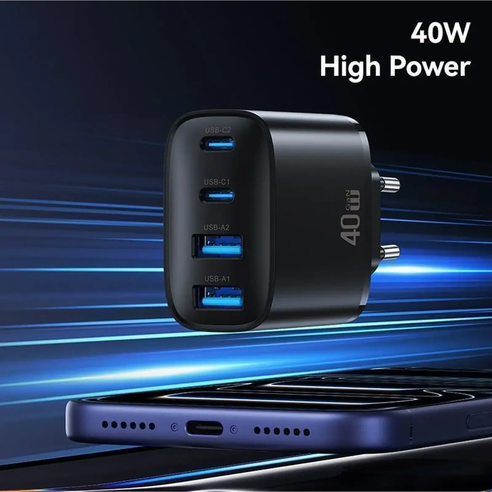 МЗП Usams CC330 T70 GaN 40W Black