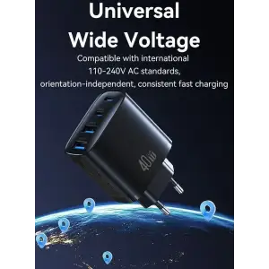 МЗП Usams CC330 T70 GaN 40W Black