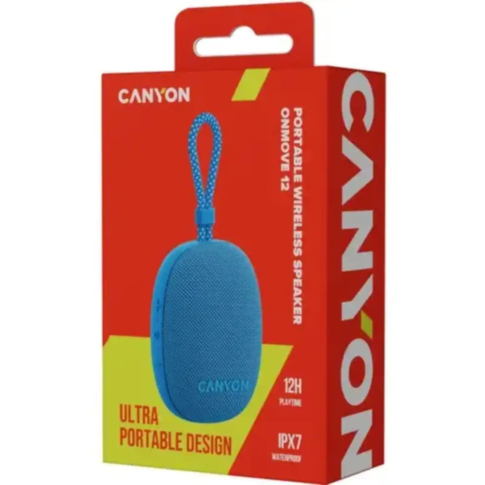 Портативна колонка Canyon OnMove 12 Blue (CNE-CBTSP12BL) UA