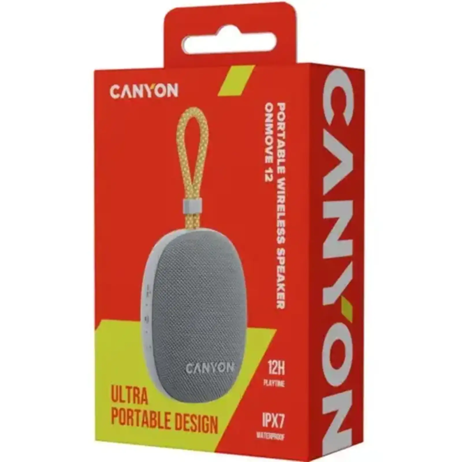 Портативна колонка Canyon OnMove 12 Gray (CNE-CBTSP12GY) UA