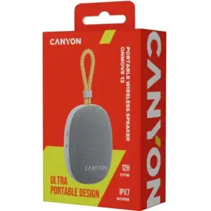 Портативна колонка Canyon OnMove 12 Gray (CNE-CBTSP12GY) UA