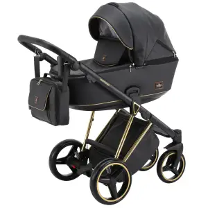 Коляска 2 в 1 Adamex Cristiano Special Edition CR-322 Black UA