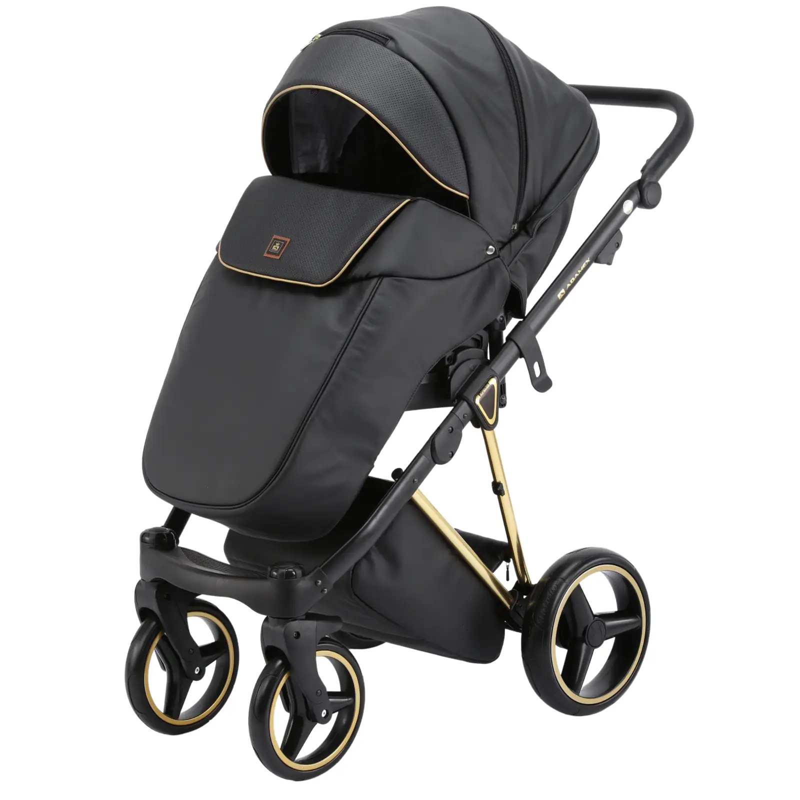 Коляска 2 в 1 Adamex Cristiano Special Edition CR-322 Black UA