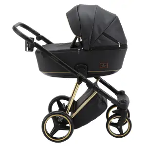 Коляска 2 в 1 Adamex Cristiano Special Edition CR-322 Black UA
