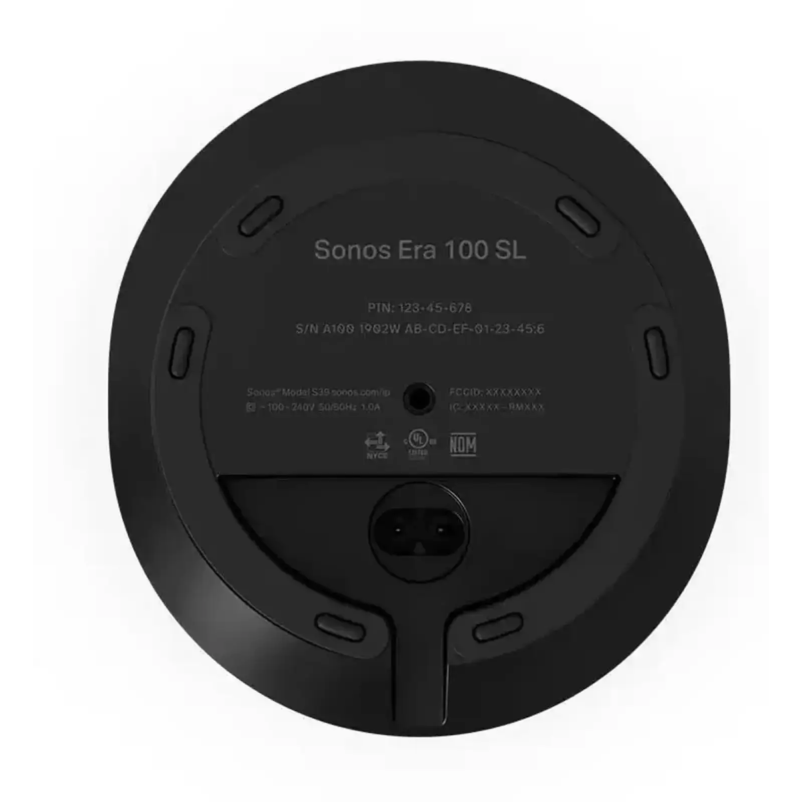 Акустическая система Sonos Era 100 SL Black (E10SLEU1BLK)
