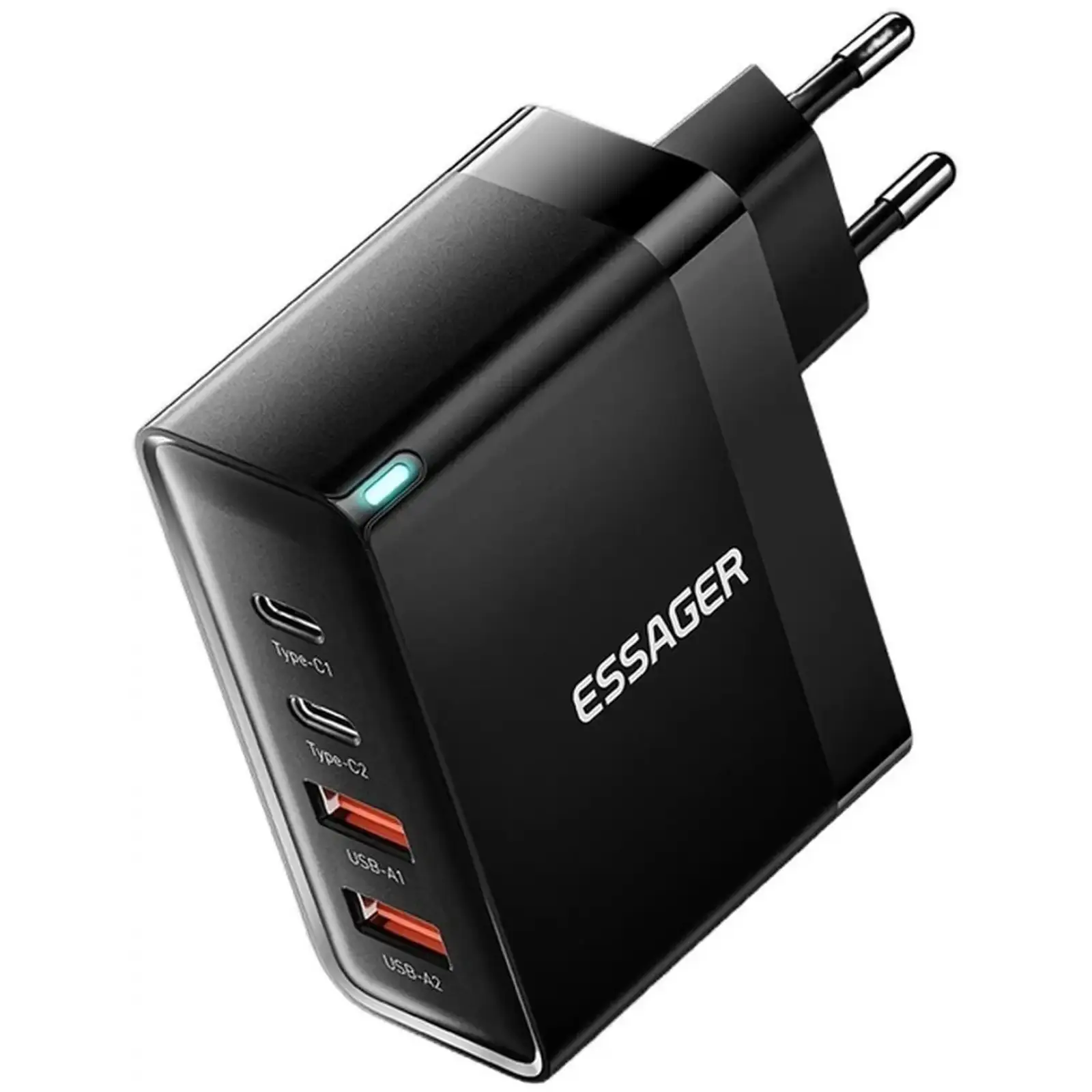 СЗУ Essager Grace 100W 4 Ports Travel Charger 2 Type-C 2 Type-A (ECT2CA-QYB01-Z)