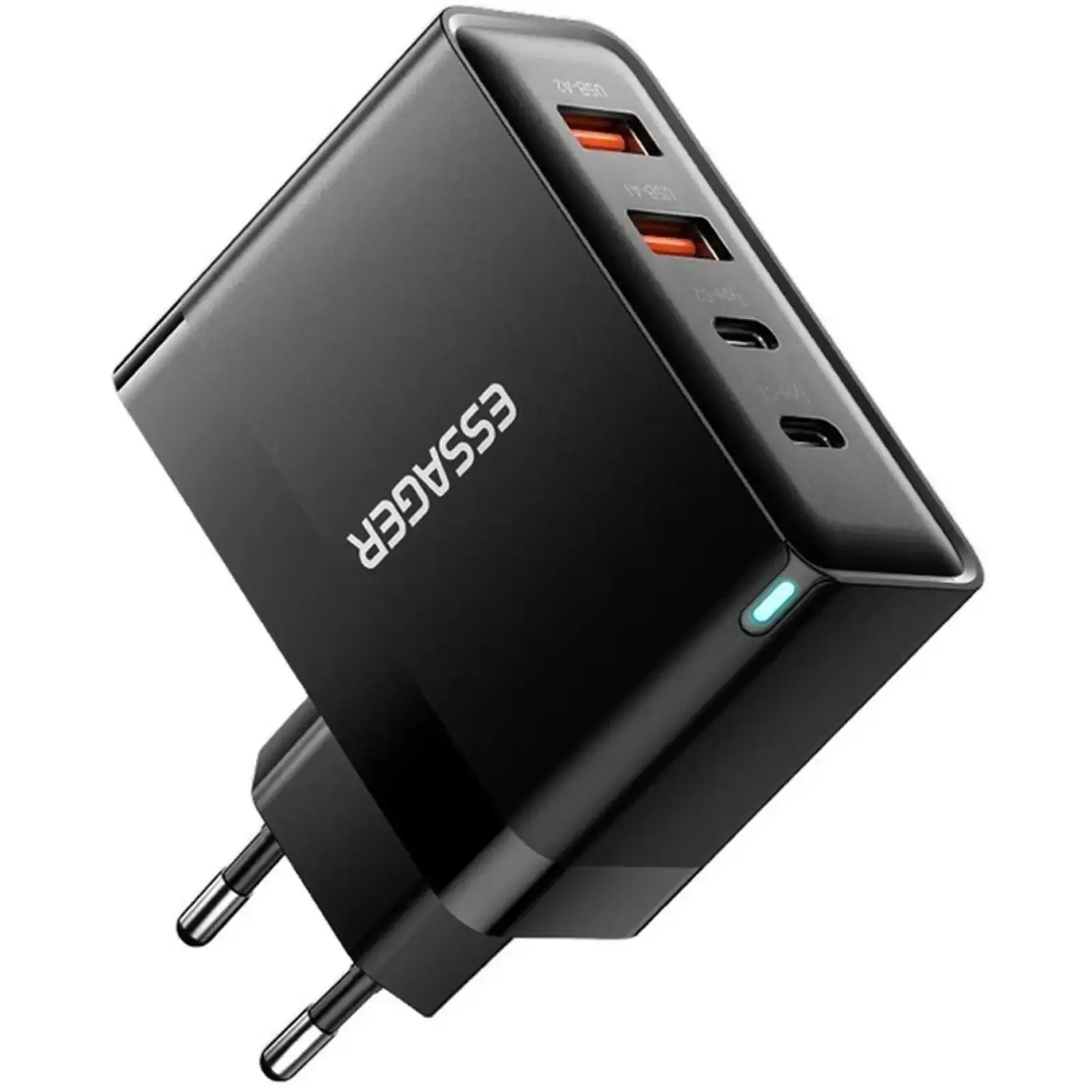 СЗУ Essager Grace 100W 4 Ports Travel Charger 2 Type-C 2 Type-A (ECT2CA-QYB01-Z)
