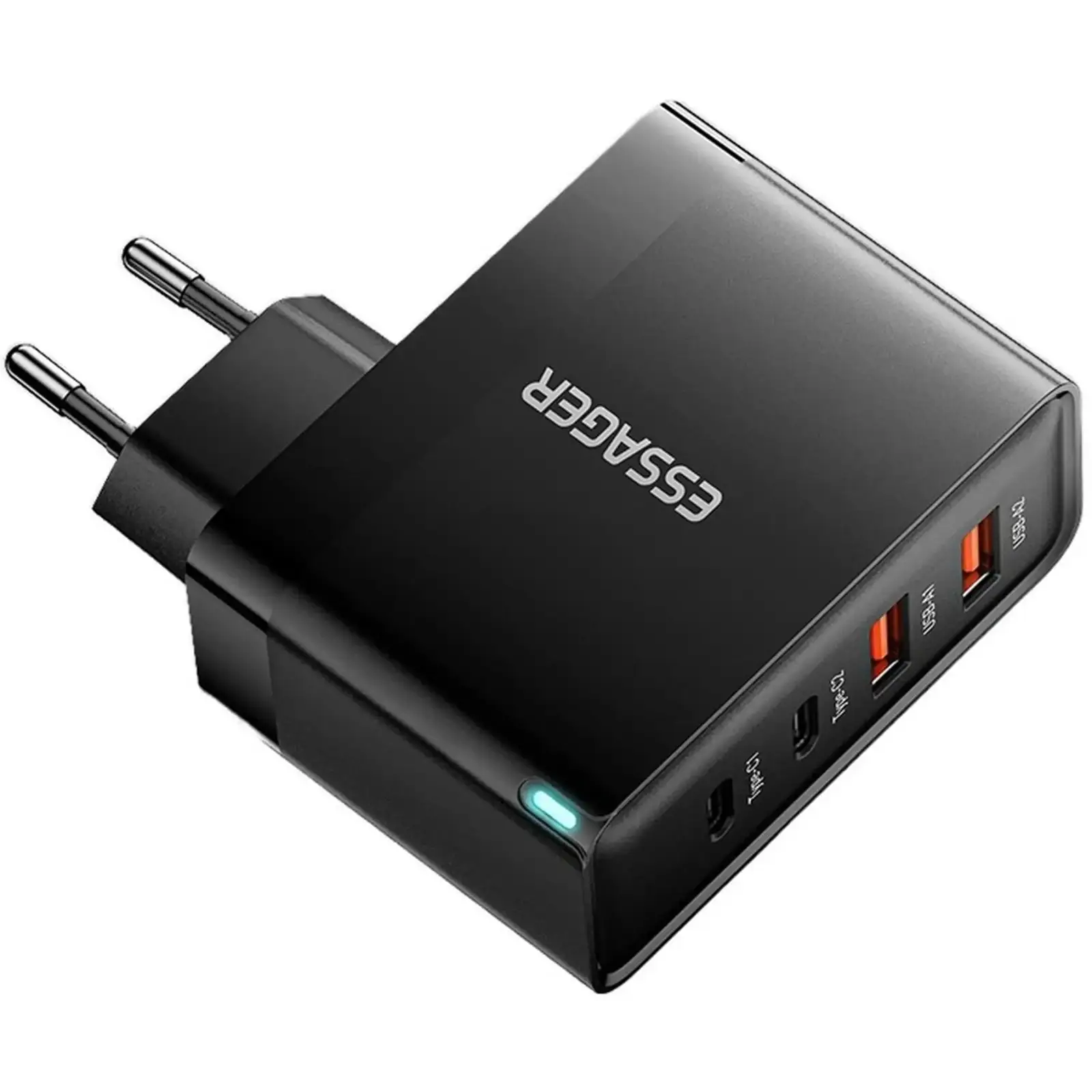 СЗУ Essager Grace 100W 4 Ports Travel Charger 2 Type-C 2 Type-A (ECT2CA-QYB01-Z)