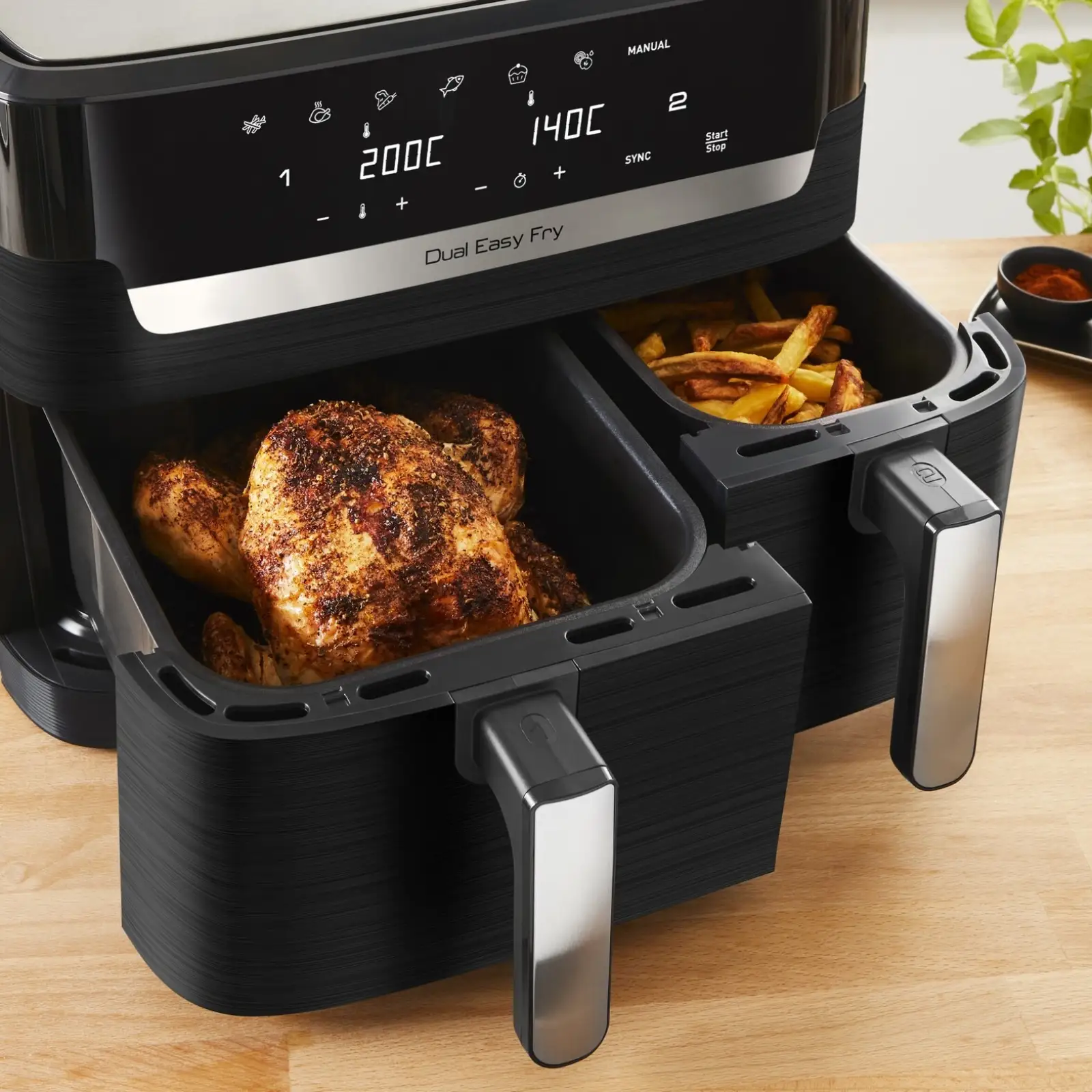 Мультипіч Tefal Dual Easy Fry EY9018