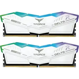 Оперативная память Team 32 GB (2x16GB) DDR5 6000 MHz T-Force Delta RGB White (FF4D532G6000HC38ADC01)