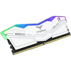 Оперативная память Team 32 GB (2x16GB) DDR5 6000 MHz T-Force Delta RGB White (FF4D532G6000HC38ADC01)