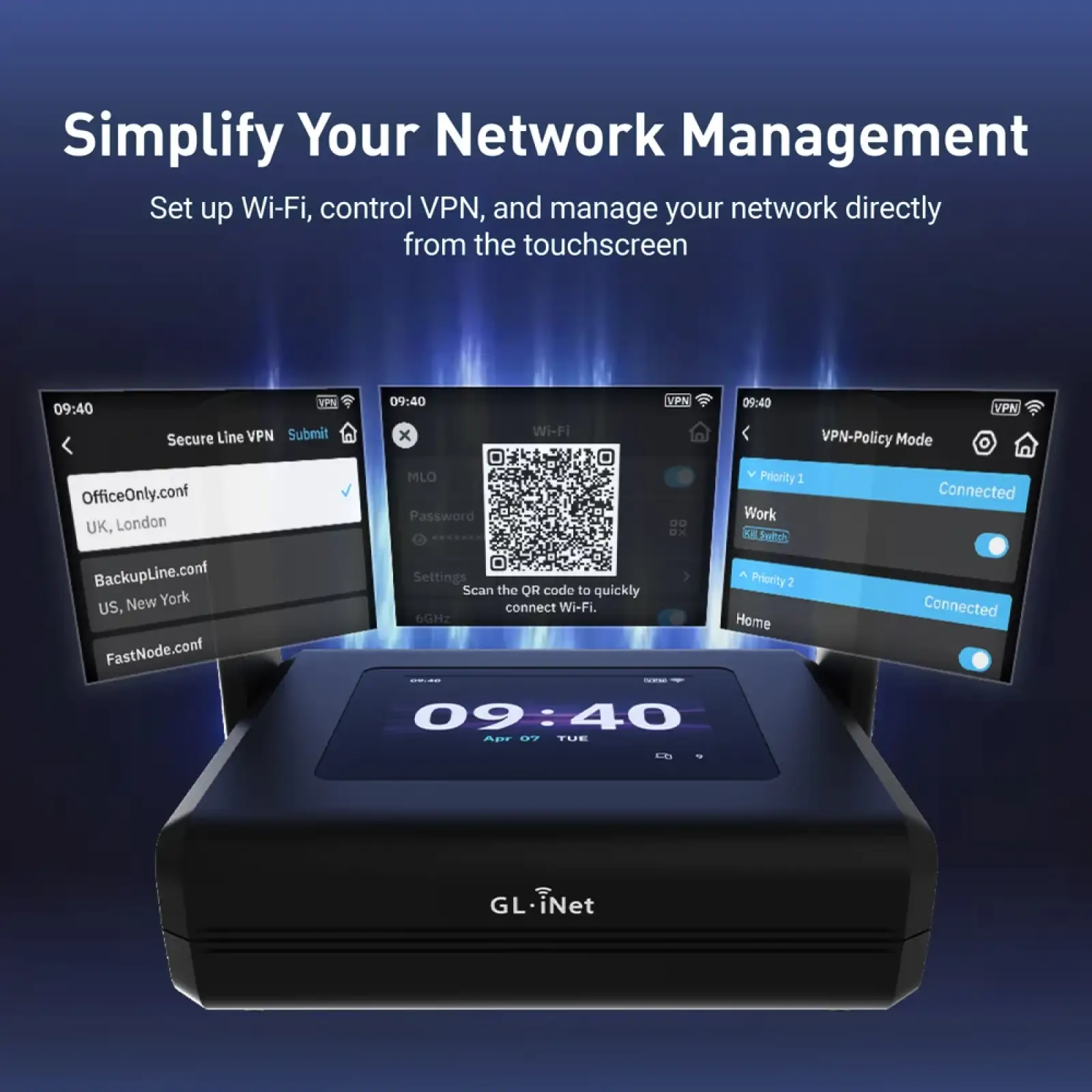 Бездротовий маршрутизатор GL-iNet Slate 7 Pro (GL-BE10000)