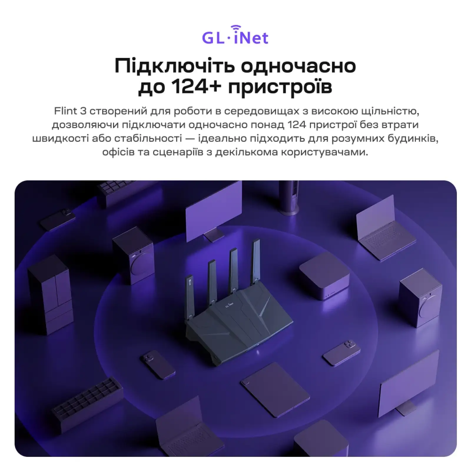 Маршрутизатор GL-iNet Flint 3 (GL-BE9300)