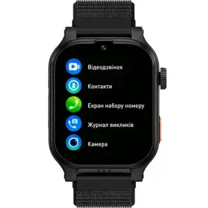 Детские часы AmiGo GO810 ULTRA 4G GPS Black UA