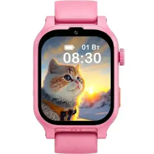Детские часы AmiGo GO810 ULTRA 4G GPS Pink UA