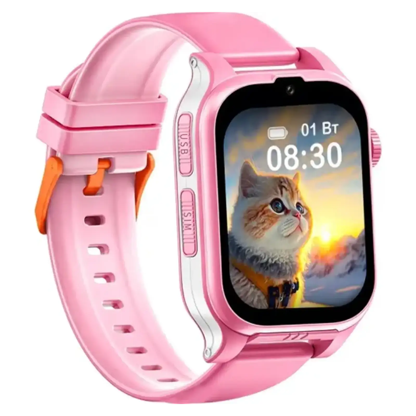 Детские часы AmiGo GO810 ULTRA 4G GPS Pink UA