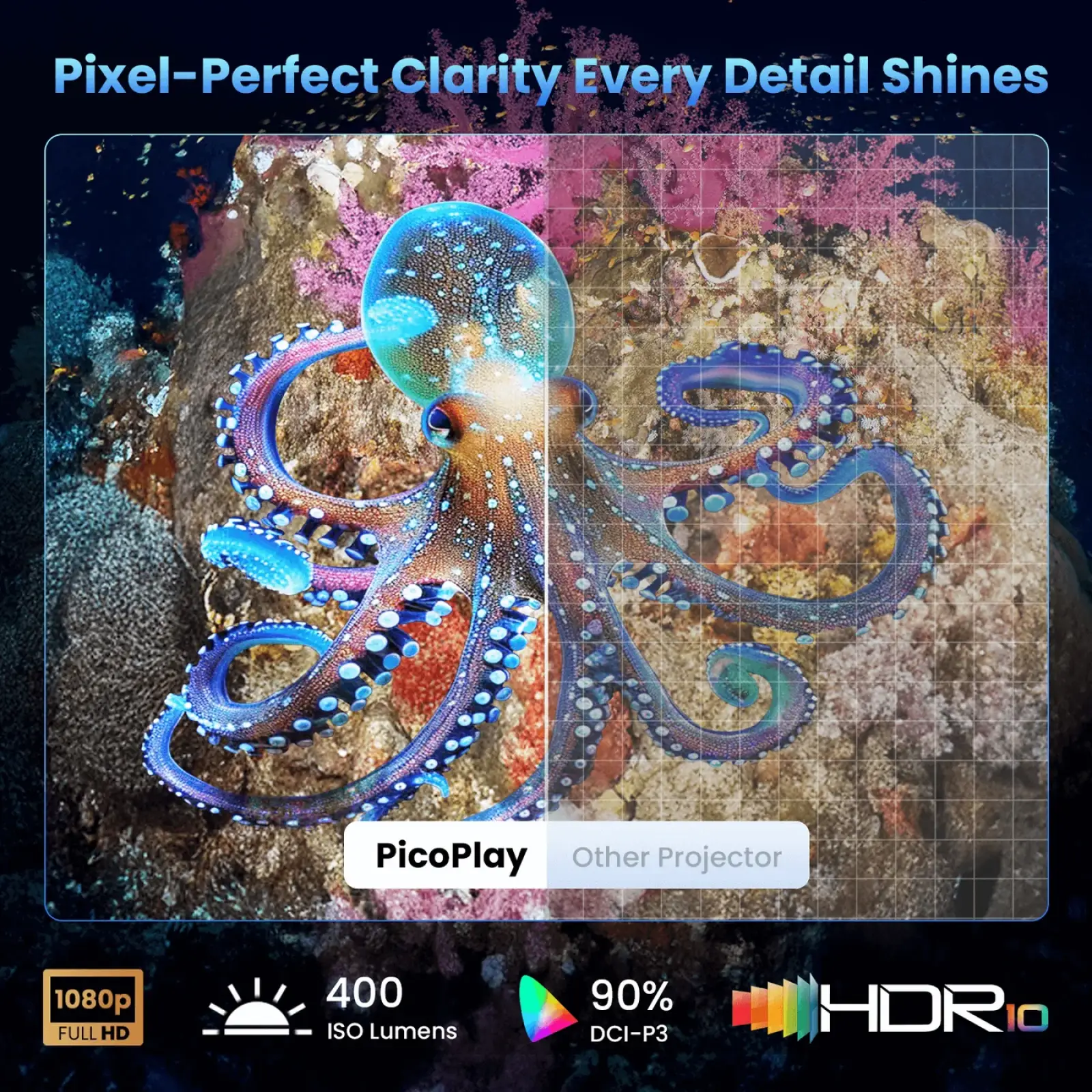 Карманный проектор JMGO PicoPlay 1080p (J61-7K4)
