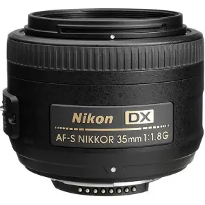 Об'єктив Nikon AF-S DX Nikkor 35mm f/1,8G Black (JAA132DA)