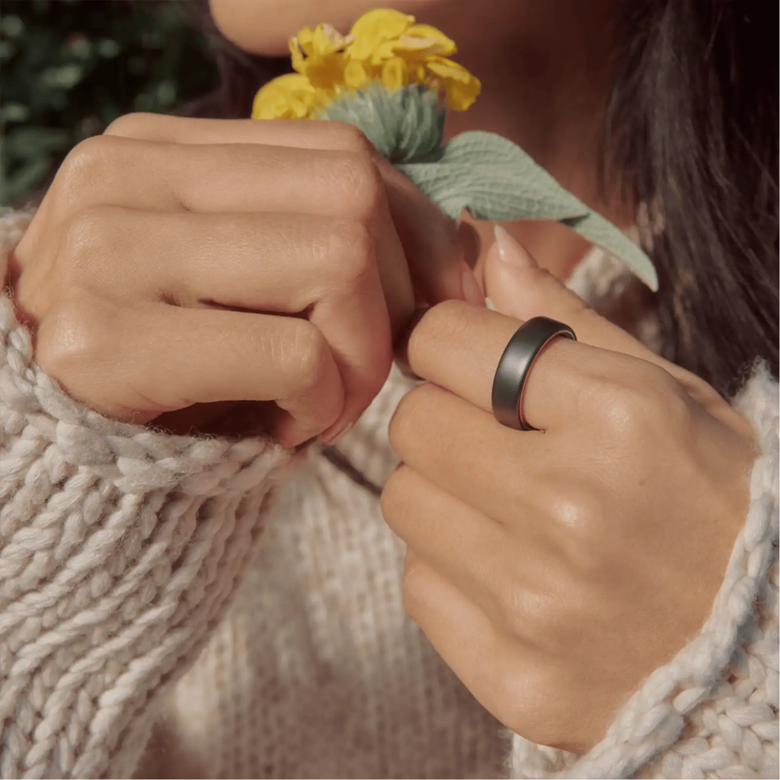 Смарт-кільце Oura Ring 5 Stealth Size 9 (JZ90-61620-09)