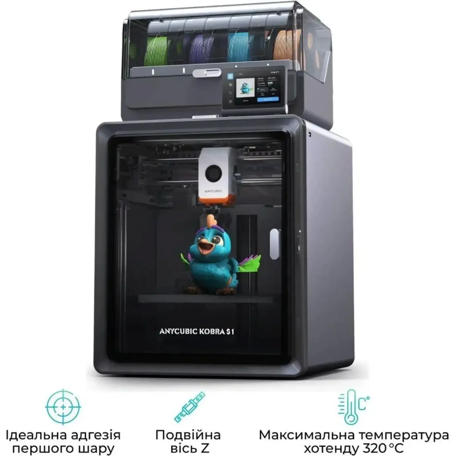 3D-принтер Anycubic Kobra S1 Combo (KS1CBK0A-O)