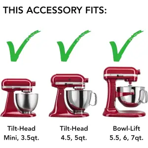 Комплект насадок для пасти KitchenAid Pasta Deluxe 5-Piece (KSMPDX)