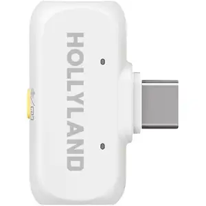 Мікрофонна радіосистема Hollyland LARK A1 Combo (2TX+Lightning RX+USB-C RX) Ivory White