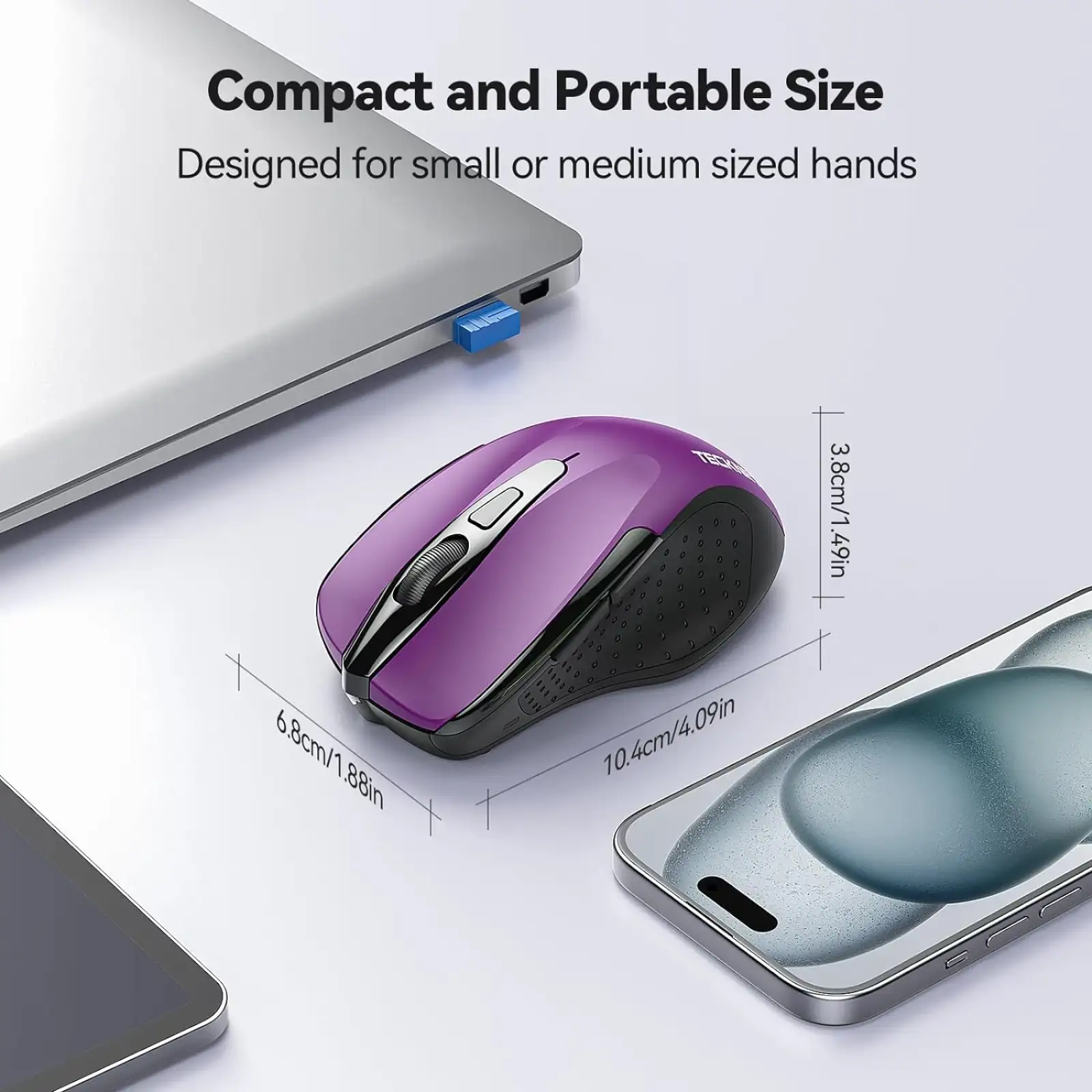 Миша Tecknet M003 Purple