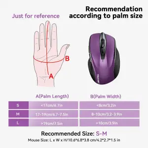 Миша Tecknet M003 Purple