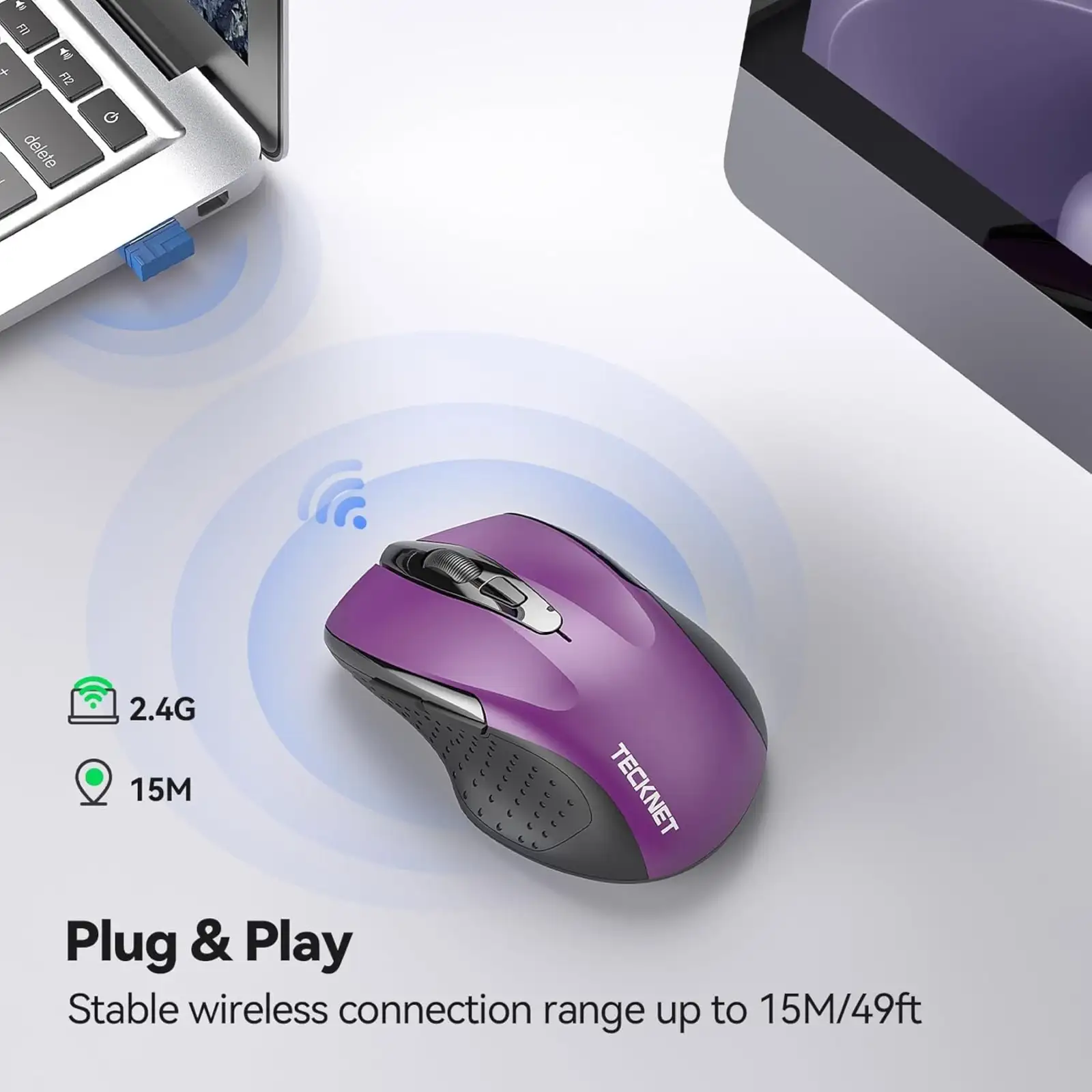 Миша Tecknet M003 Purple