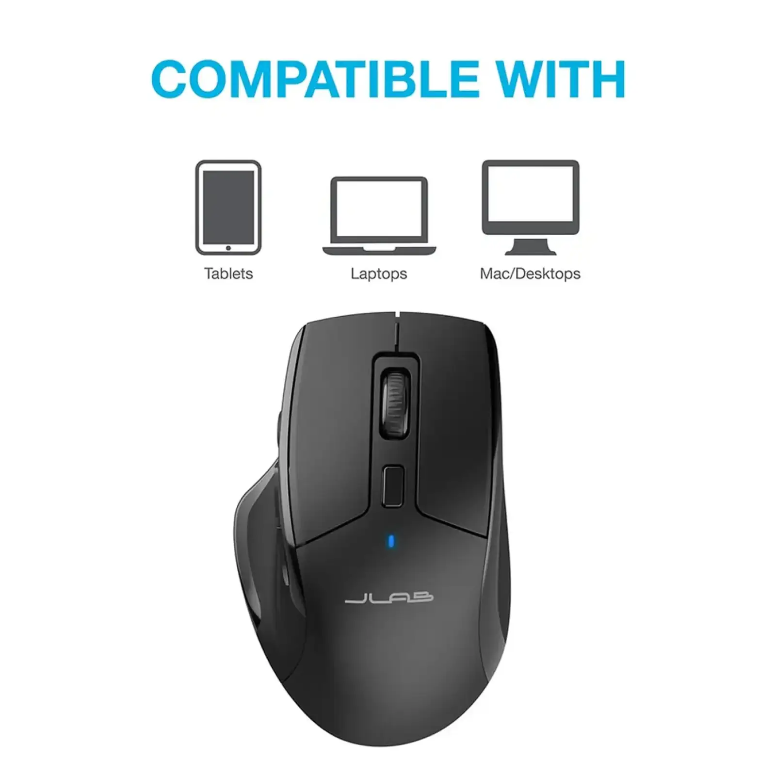 Миша JLAB Jbuds Wireless Mouse (MJBMOUSERBLK124)